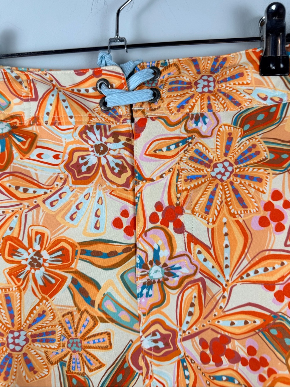 RipSkirt Hawaii Sport Skirt Floral Print Drawstring Beach Tropical Size medium - Picture 3 of 7